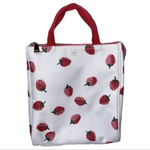 Kate Spade Punch Bag Insulated Lunch Box Preppy Cutesy Chic Timeless